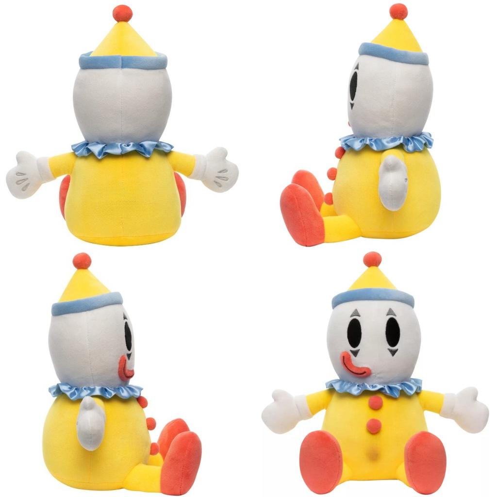 Ribbit Frog Clown Plush Doll Cute Cartoon Character Plush Toy Bolster Soft Stuffed Animal Toy Kawaii Decorative Display Ornament