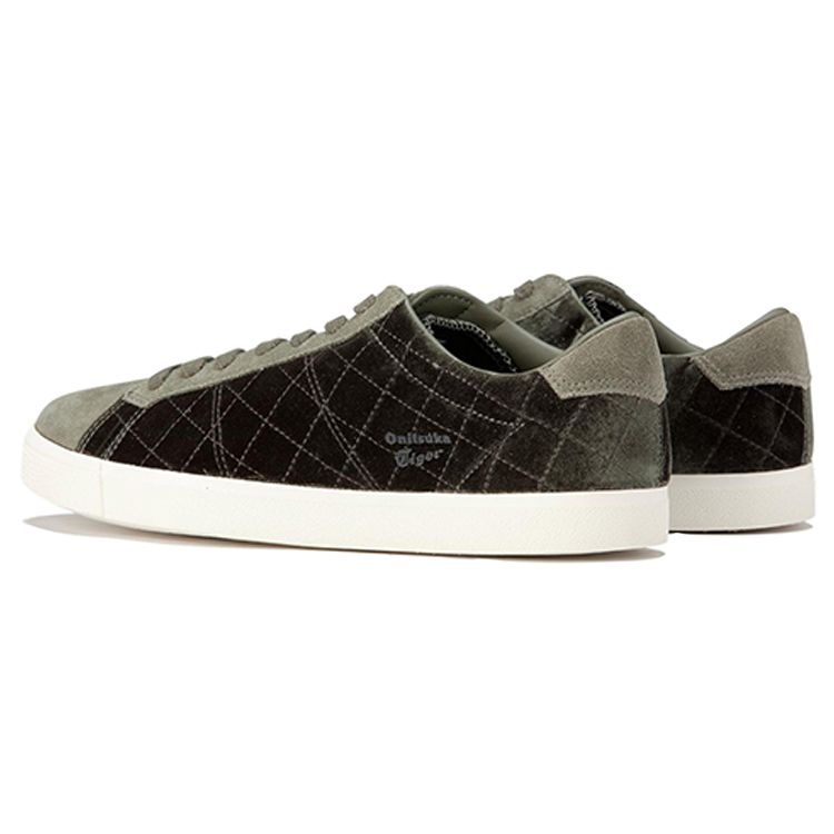 Onitsuka Tiger Lawnship Comfortable Shock Absorbing Slip Resistant Durable Low Top Casual Shoes Unisex sneakers Gray Black White 1183B394-300