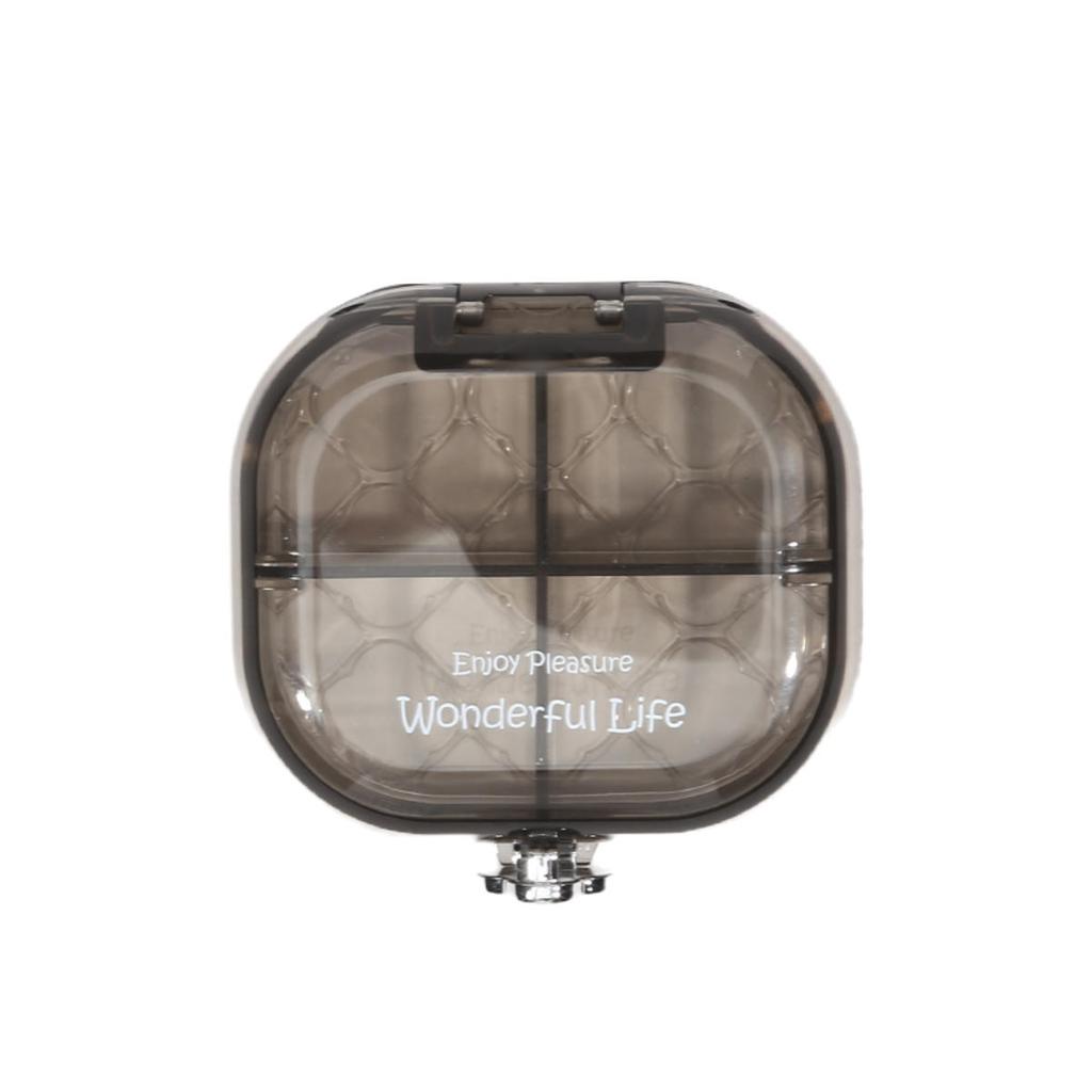 Multi-function Portable Pill Case Moisture-proof Transparent Travel Pill Organizer Mini Reusable Jewelry Storage Box