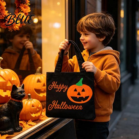 Festival Treat Carrier Tote Bag Bag Fabric Non-woven Halloween Candy Trick or with Pumpkin Gift Ghost Patterns Large Capacity