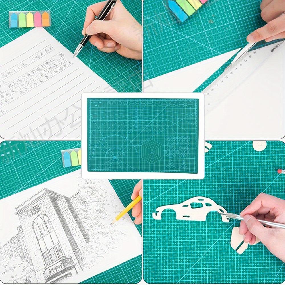 Large A2 Cutting Mat - Self-Healing PVC for Craft, Painting & Sewing, Desk Mat for Keyboard, Mouse & Computer Desk Pad