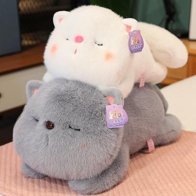 Cartoon Katze mit großem Schwanz Puppe Tuan Tuan Katze Kissen Sofa Wohnzimmer Kissen Betthaupt Kissen Geschenk