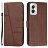 For Motorola Moto G Power (2024) Leather Case Calf Texture Phone Wallet