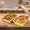 MDNG Golden Rectangular Aluminum Foil Food Containers