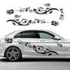 Butterfly Love Flower Totem Sticker Personality Car Racing Body Side Body Hood Decor Decal Vinyl Cover Auto Tuning Accessories