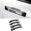 Carbon Fiber Front&Back Door Handles Trim 5pc For Hyundai Santa Fe 2024-2026