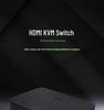 4K HDMI KVM Switch for USB Mouse, Keyboard, and Monitor