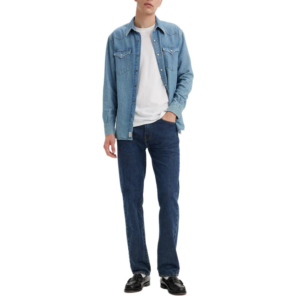 Levi's Jeans Men's Dark Blue Moderate Straight Fit Pants 00505-3226