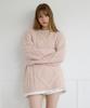 LETTERA Alpaca Wool Cable Knit_3Color