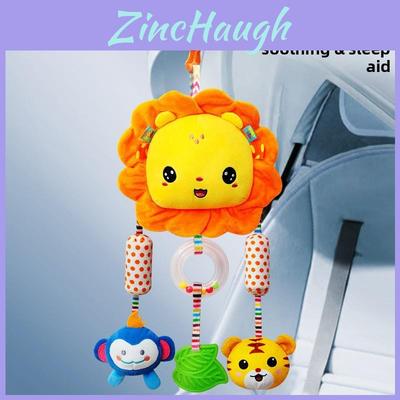 Plush Baby Car Headboard Rattle Toy With Visual And Auditory Stimulation For Newborns And Infants