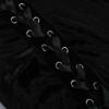 Goth Dark Punk Grunge High Split Hem Straps Dess 90s Streetwear Gown Women Sexy Corn Bandage Velvet Dresses Mall Gothic Clothing