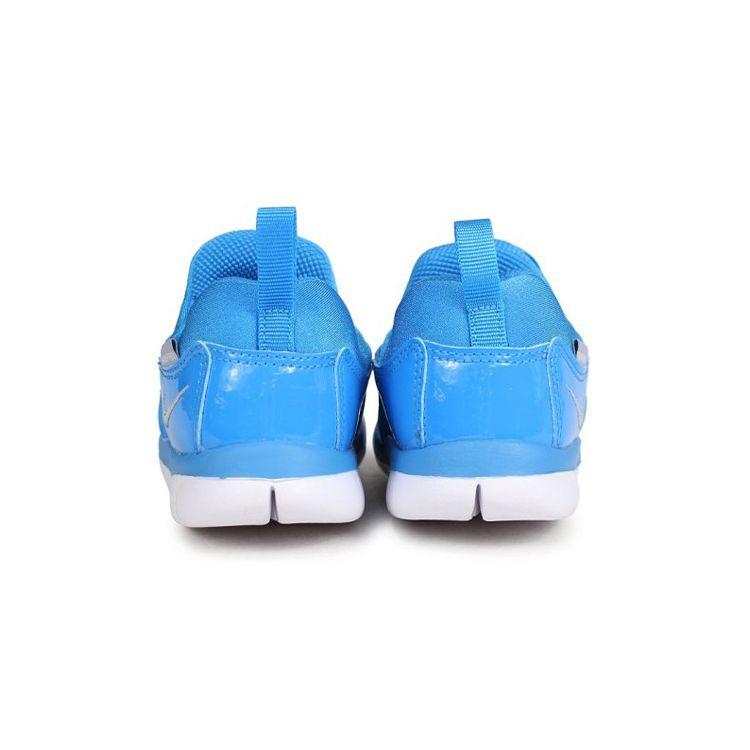 Nike Dynamo Free Slip Resistant Durable Breathable Shock Absorbing Low Top Walking Shoes Baby Shoes Blue 343938-427