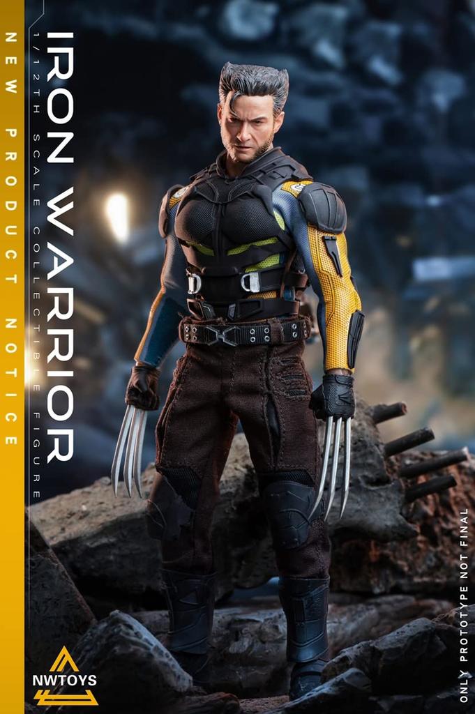 Nwtoys Male Wolf Movable Action Figure Body Head Costume Accessories Finished Product "AC" 1/12