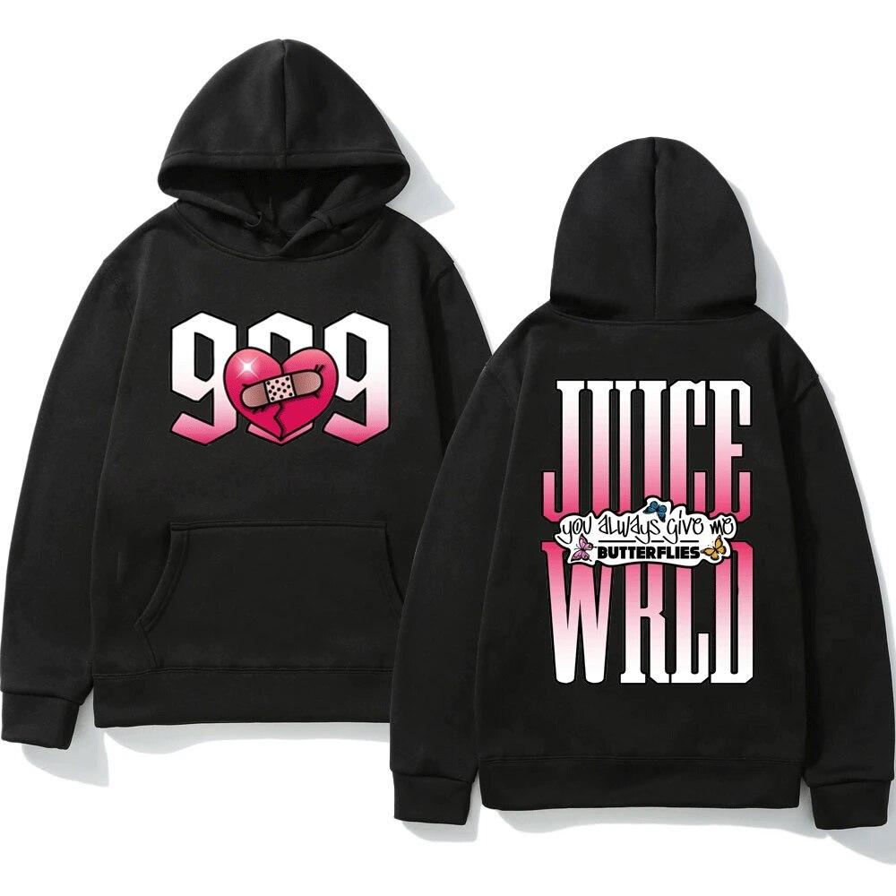 

Толстовка унисекс для женщин Rapper Juice Wrld, новинка 2023 года, уличная одежда в стиле хип-хоп, зимняя флисовая толстовка, пуловер большого размера с графикой, пальто