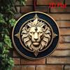 Islamic Lion Metal Wall Art Aluminum Poster 7.8 Inch Living Room Decor