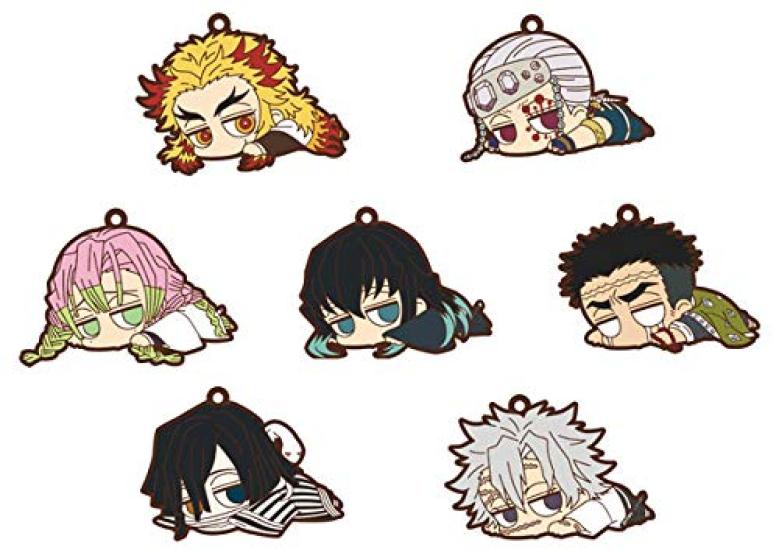 Demon Kimetsu no Yaiba Rubber Strap Collection Darun 3. utgave 7 pieces BOX Slayer