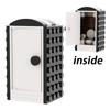Tragbare Toilette Loo City MOC Szenen Dunny Klassische Straße Porta-Potty Dekoration WC Bausteine Bildung Kinder Spielzeug