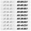 ABS Car Rear Trunk Letters Logo Badge Emblem Sticker  520i 523i 525i 528i 530i 535i 540i 545i E39 E60 E61