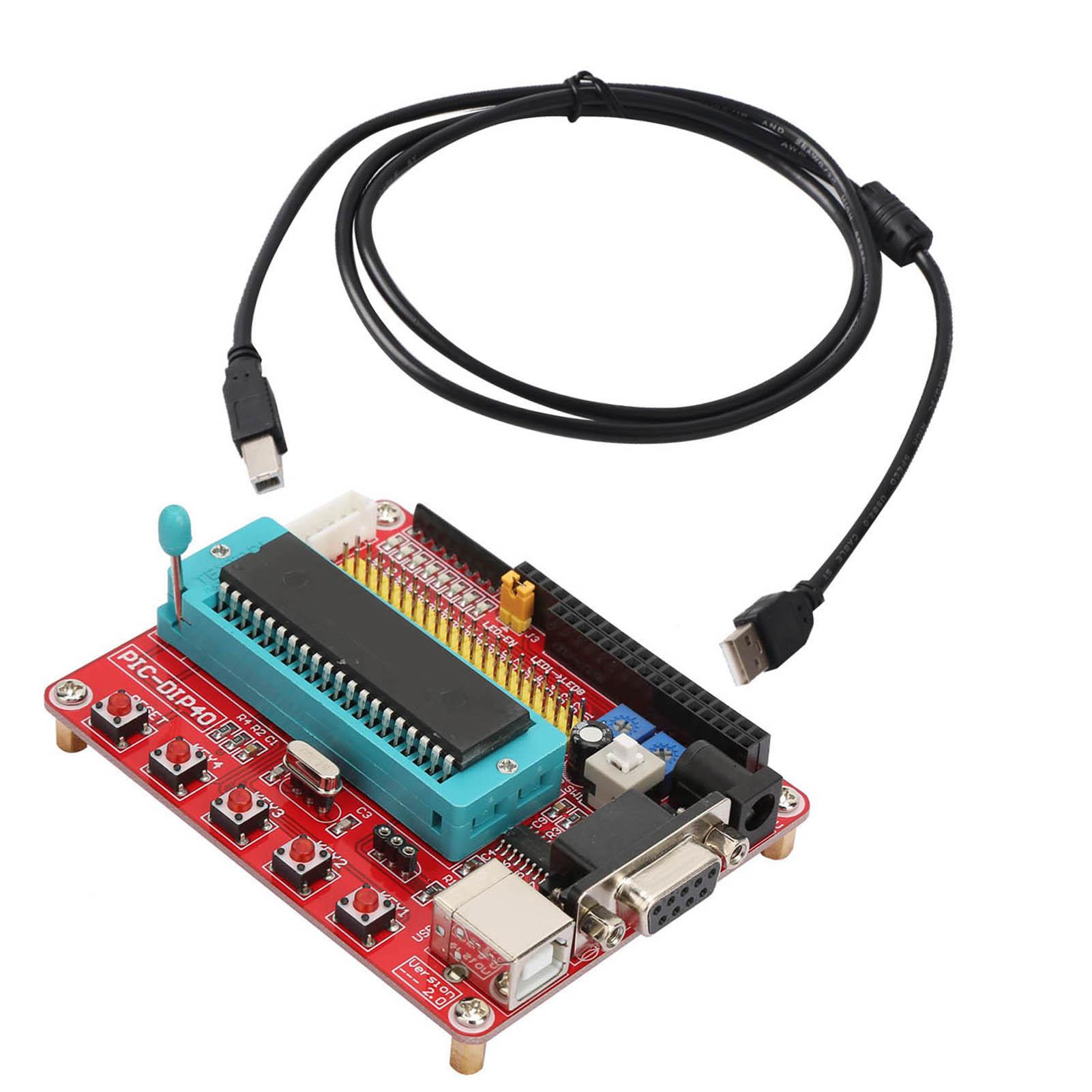 Leerbord PIC16F877A Microcontroller Ontwikkelbord met RS232 Interface
