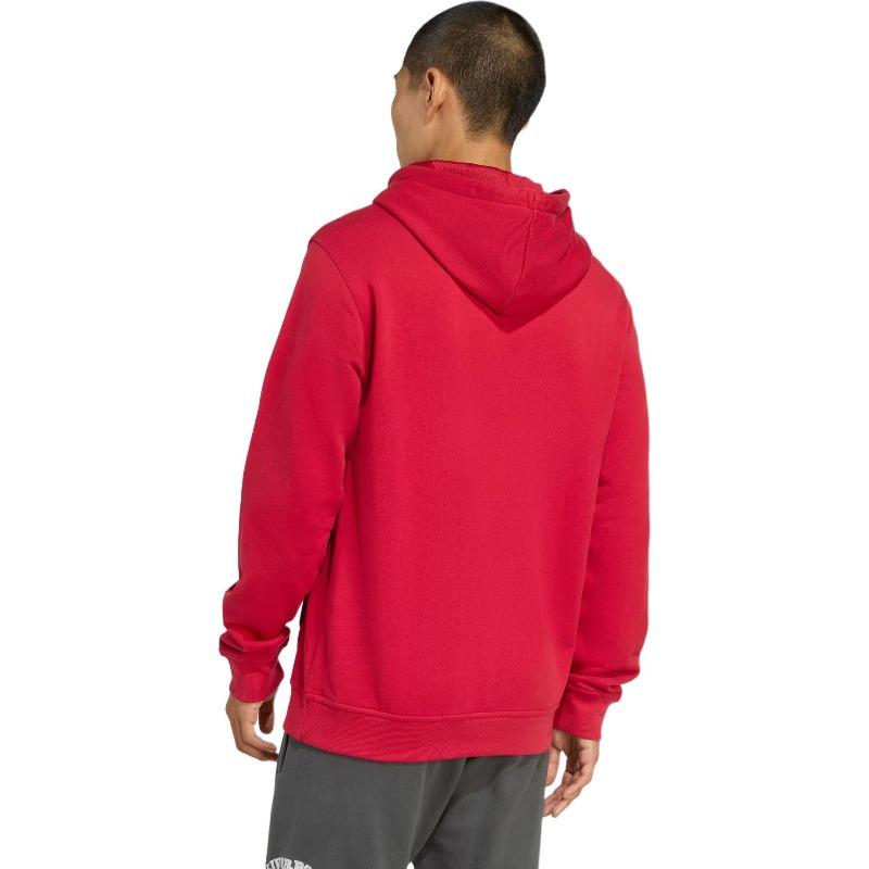Adidas Solid Color Hooded Pullover Sweatshirt Men Tops JW5489
