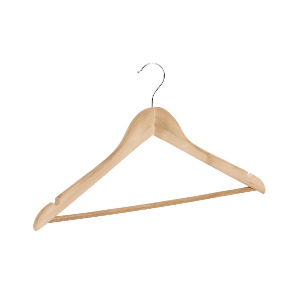 Orwell Wooden Wishbone Hanger with Trouser Bar