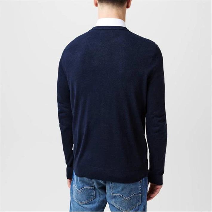 Lee Cooper Men' Navy V-Neck Sweater, Size