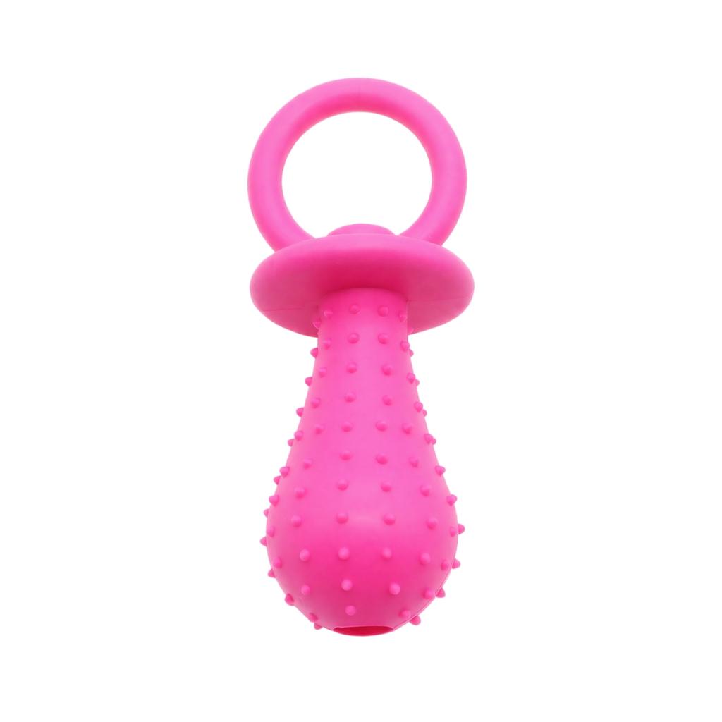 Rubber Puppy Toy with Squeaker and Bell - Large Teething Stick for Dogs