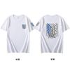 Anime Attack On Titan Series Printing Tshirt Short Sleeve Tee Summer Tops Unisexs Clothing Casual Daily Wear