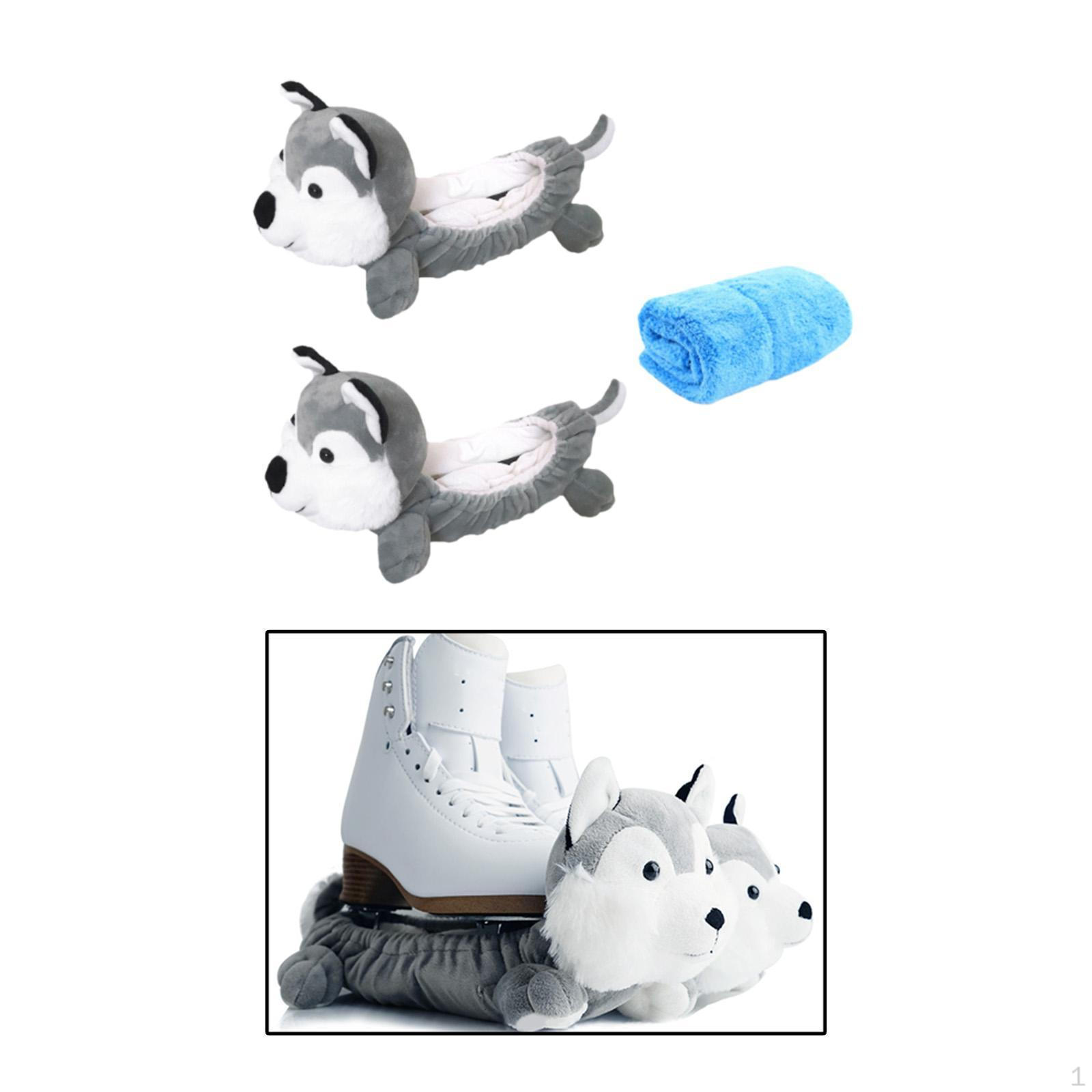 

Чехлы для лезвий коньков, защитные прочные щитки, чехол для катания на коньках с рисунком Huskie