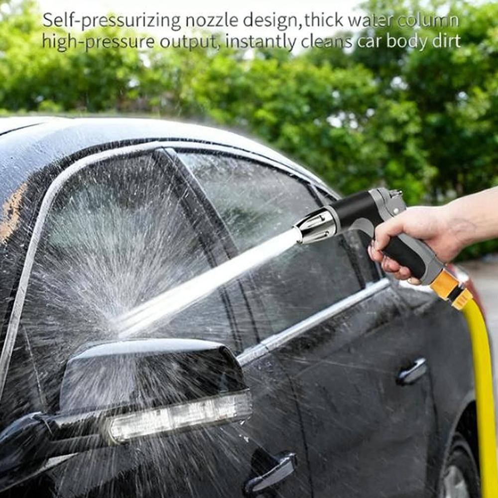 High Pressure Car Washing Water Gun, Telescopic Water Hose for Cars, Water Flushing Tool for Household, Multifunctional Booster