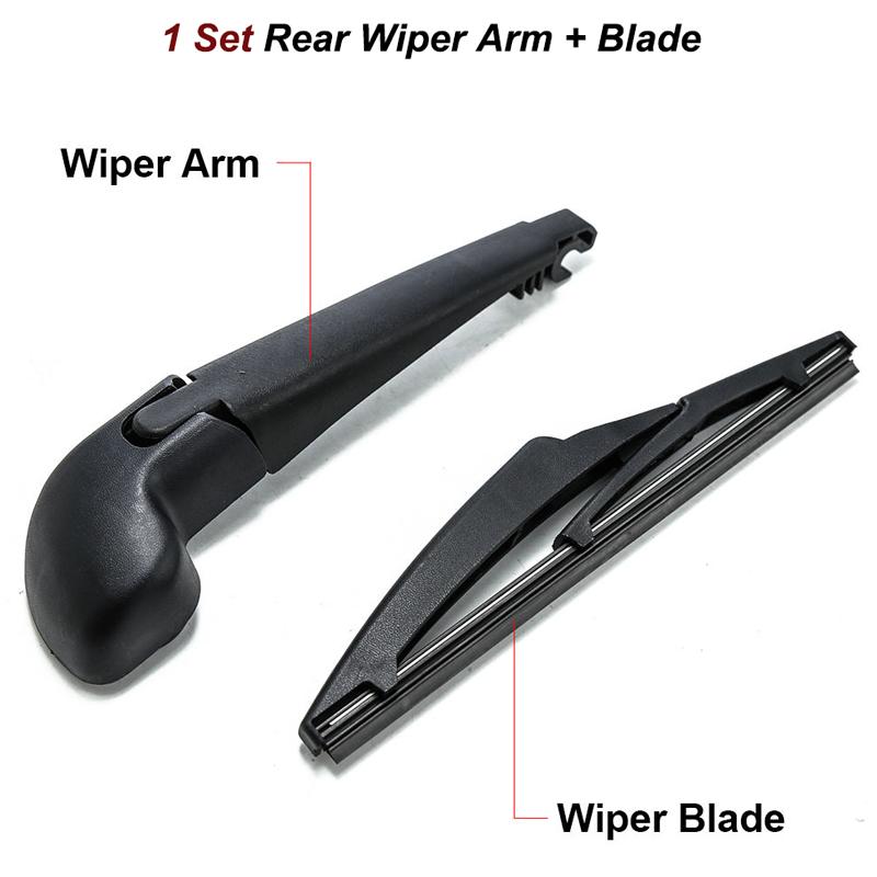 14" Rear Windshield Wiper Blade Arm Set Kit For LEXUS CT 200h CT200h 2010 2011 2012 Windshield Windscreen Window Brush