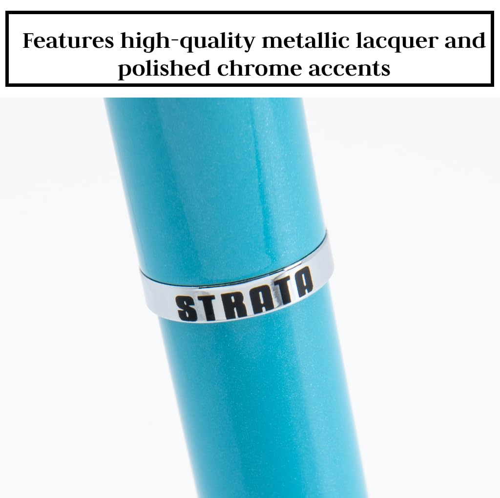 Monteverde Strata Ballpoint 1919744 Pen, Turquoise,