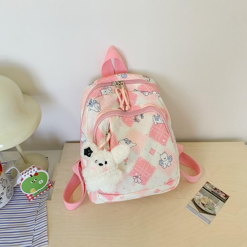 Schoolbag Schoolbag Female Junior High School High School Students Ins Style Korean Niche Cartoon Printing Large Capacity Backpack Fashion Backpack