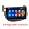 For HONDA FIT 2008-2013 LHD 10.1 Inch Car Fascia Frame Decorative Panel Mounting Auto Interior Accessories