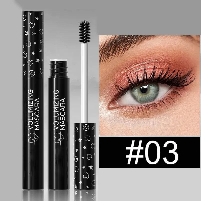 8 Kolorów Podkręcający Tusz do Rzęs Makijaż Sceniczny Wodoodporny Zielony Tusz Kremowy Niebieski Fioletowy Podkręcający Wydłużający Szybkoschnący Przedłużanie Rzęs