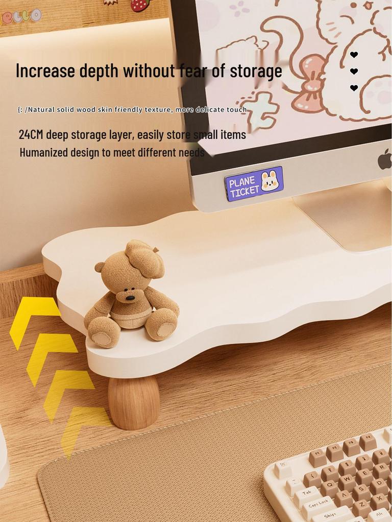 Desktop Monitor Stand & Keyboard Bracket