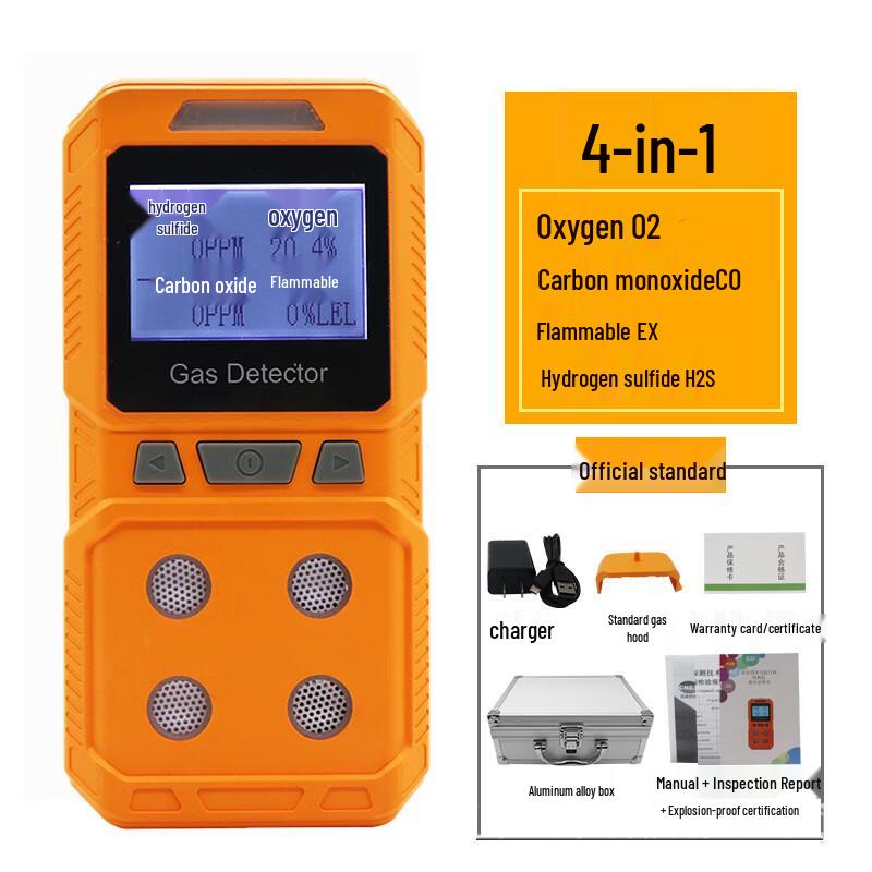 Zhunhang Portable 4-in-1 Multi-Gas Detector