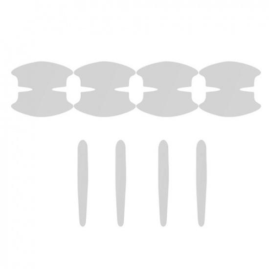 8Pcs/set Car Door Handle Bowl Sticker Protector Film Anti-Scratch Accessories