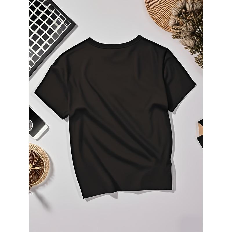 European Sizes Cotton Short Sleeve T-Shirt - Soft Breathable Summer Casual & Outdoor Sports Wear with Loose Fit Round Neck