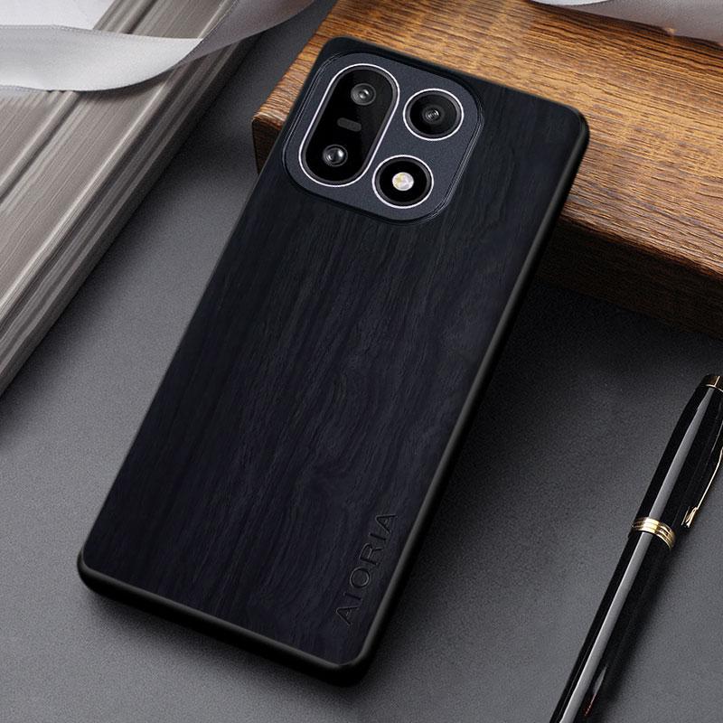 Case for Oneplus 15 15R Funda Unique Design Wooden Pattern Pu Leather Cover for Oneplus 15r Case Coque