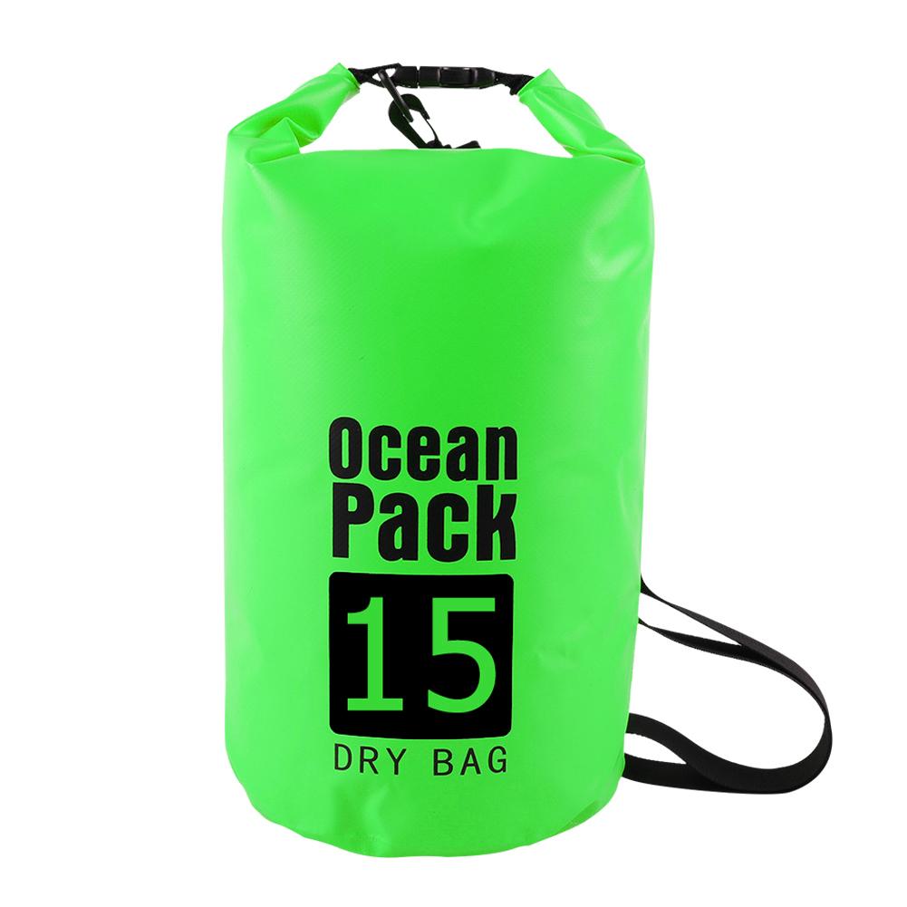 2L/5L/10L/20L Waterproof Dry Bag Drifting PVC Mesh Bag Kayaking Swimming Floating Boating Bag Storage Pack Water Resistant Pouch