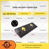 Household Rubber Threshold Ramp for Curbs and Slopes: Car and Road Edge Climbing Pad