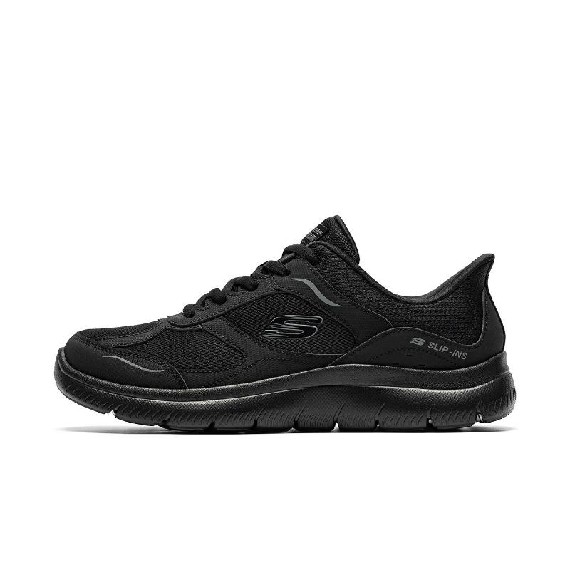 Skechers Slip-ins Men Full Black Low Top Running Shoes 232767-BBK 41