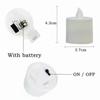 6Pcs Colorful LED Flameless Candle Light Battery Operated Tealight Switch Candles Flameless Wedding Home Christmas Decor Candle