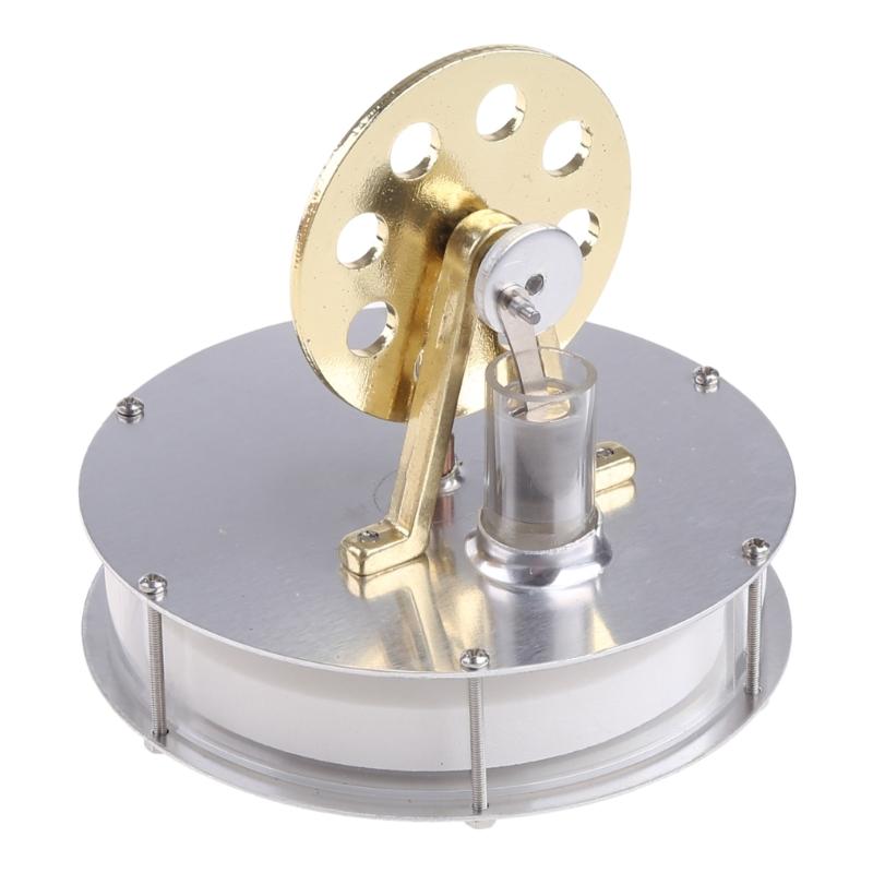 Motore Modello Mini Motore Stirling ad Aria Calda a Bassa Temperatura Generatore di Potenza Termica Elettricità