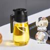 470ML Glass Oil Dispenser for Kitchen 2-in-1 Olive Oil Sprayer Bottle Leak-proof Oil Sprayer for Cooking BBQ Salad Baking