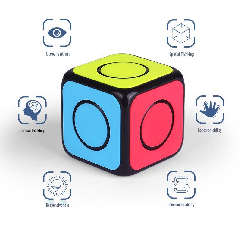 Qiyi 2345 Schicht Schwarz Sticker Magischer Ahornblatt Pyramidenwürfel - Skewb SQ Twisty Unregelmäßig