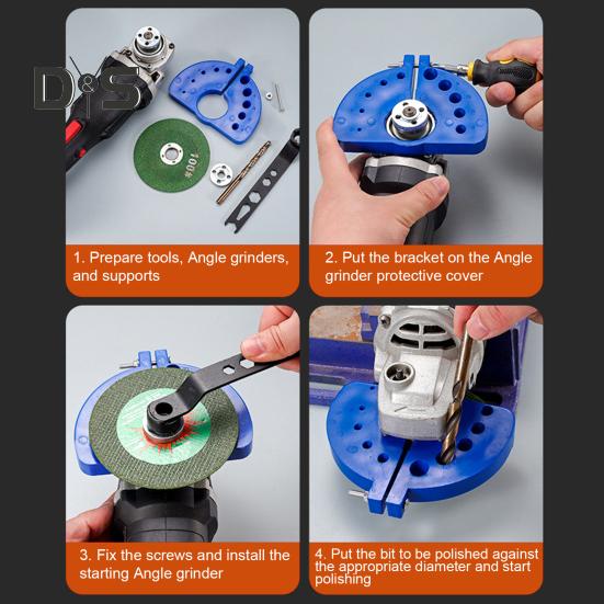 Bohrerschärfer, Bohrer-Schleifwerkzeug mit mehreren Spezifikationen, breite Anwendbarkeit, einfach zu verwendendes Zubehör für Bohrer-Schleifaufsatz