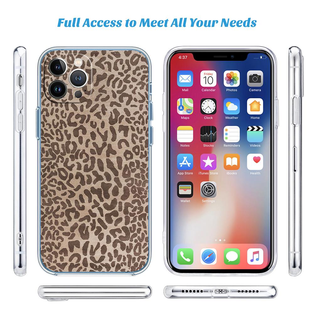 Luxury Leopard Phone Case for Motorola Moto E13 E15 E20 E22 22I E22S E30 E32 E40 E7 E7I G Plus Power Play Stylus G22 G14