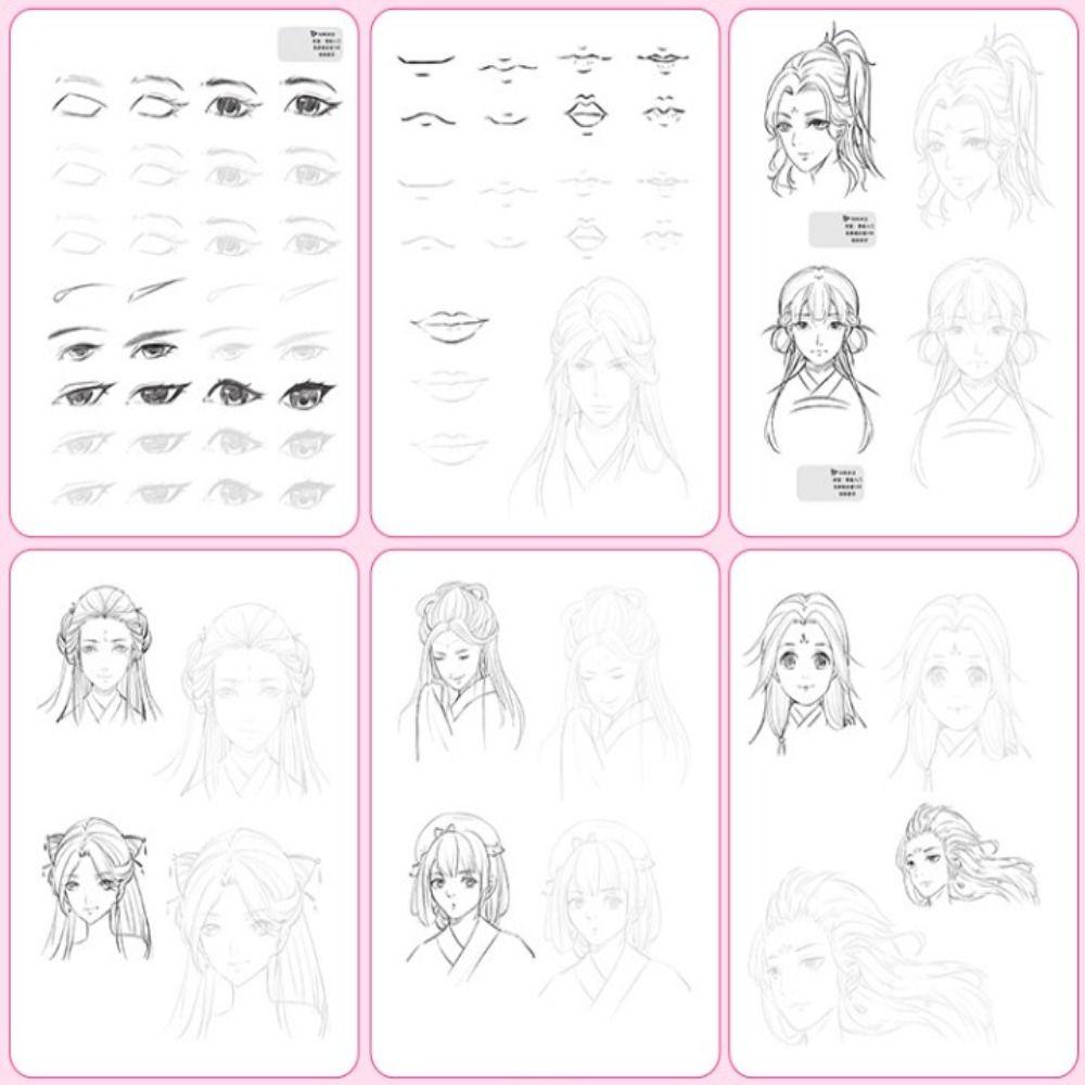 Novice Anime Sketch Tutorial Book Girl Boy Comics Hand Drawn Book  Art Supplies